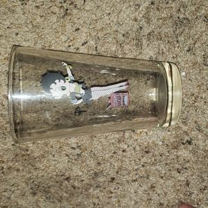Vintage GAS Betty Boop Figurine Drinking Glass "Gas oil advertising cheetah bra"